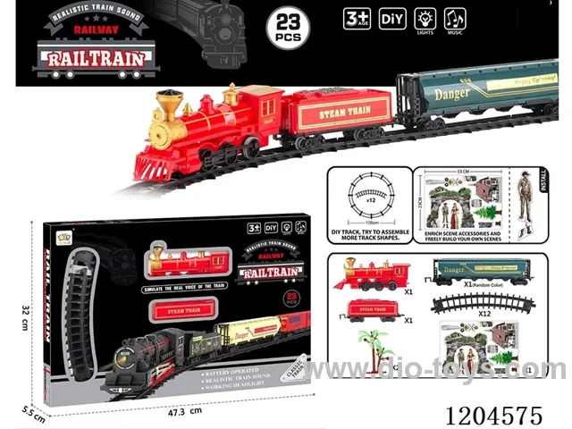 Electric light Music Track Train (battery not included)