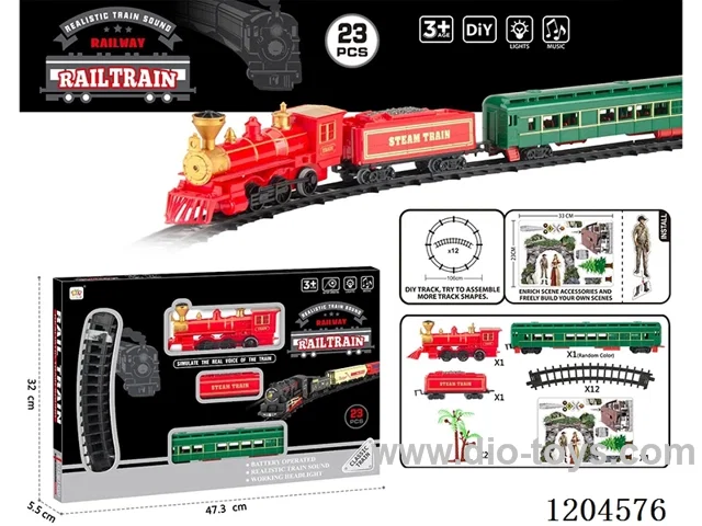 Electric light Music Track Train (battery not included)