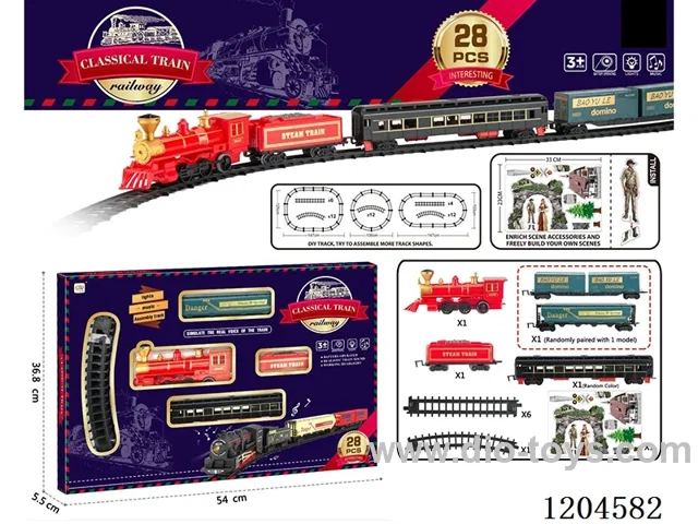 Electric light Music Track Train (battery not included)