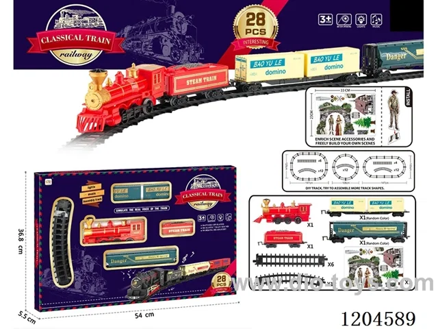 Electric light Music Track Train (battery not included)