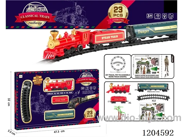 Electric light Music Track Train (battery not included)
