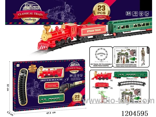 Electric light Music Track Train (battery not included)