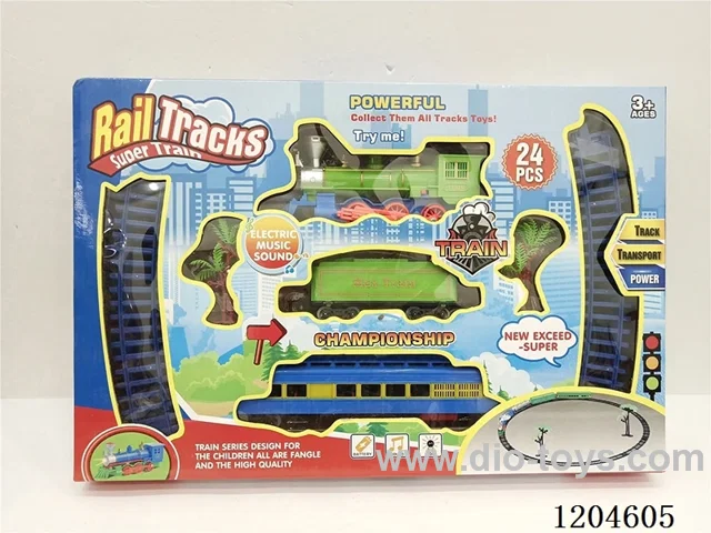 Electric light Music Track Train (battery not included)