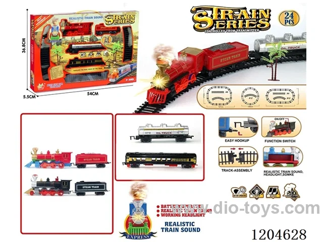 (GCC) Electric Light Music Track Train (battery not included)