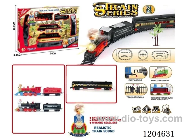 (GCC) Electric light music track train (included battery) Lithium battery with USB cable