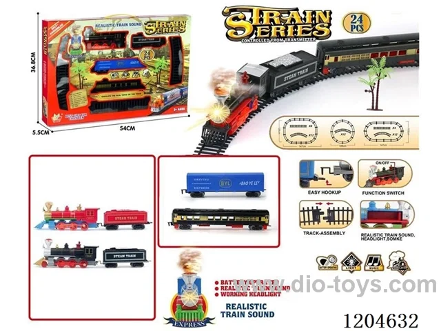 (GCC) Electric Light Music Track Train (battery not included)
