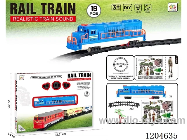 Electric light Music Track Train (battery not included)
