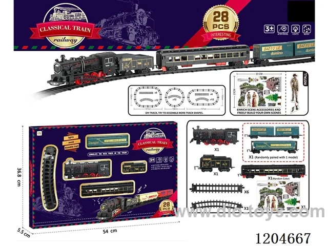 Electric light Music Track Train (battery not included)