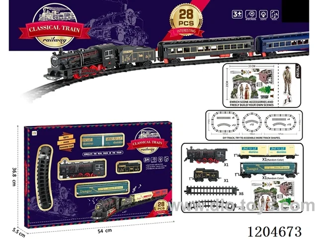 Electric light Music Track Train (battery not included)