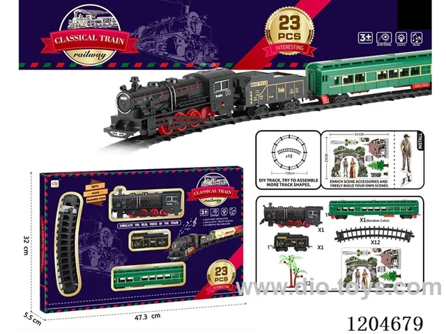 Electric light Music Track Train (battery not included)
