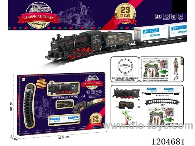 Electric light Music Track Train (battery not included)