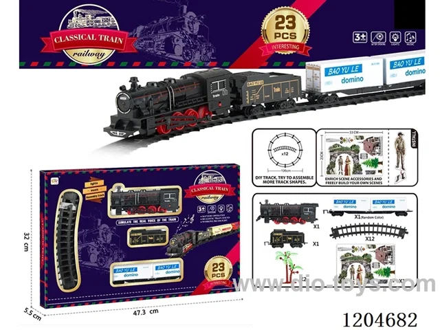 Electric light Music Track Train (battery not included)