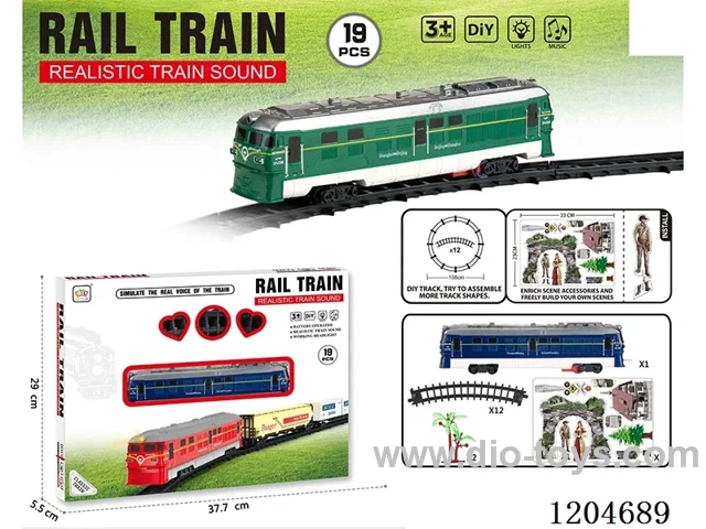 Electric light Music Track Train (battery not included)