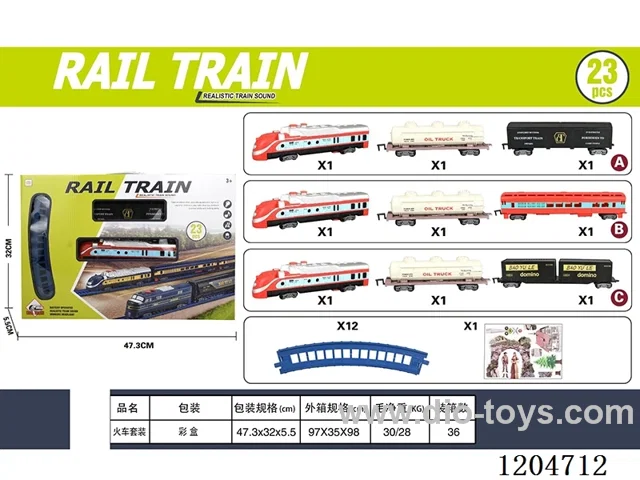 Electric light Music Track Train (battery not included)