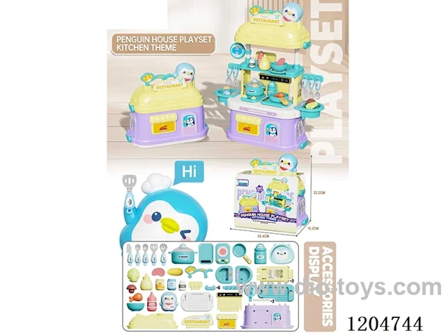 Mini Penguin House kitchen set