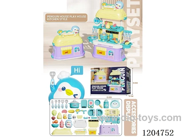 Mini Penguin House kitchen set