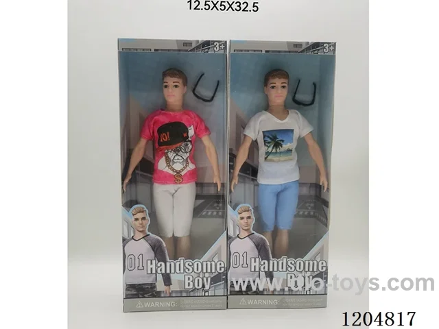 11.5inch Articulated Solid Male Barbie 2 Mixed Packs