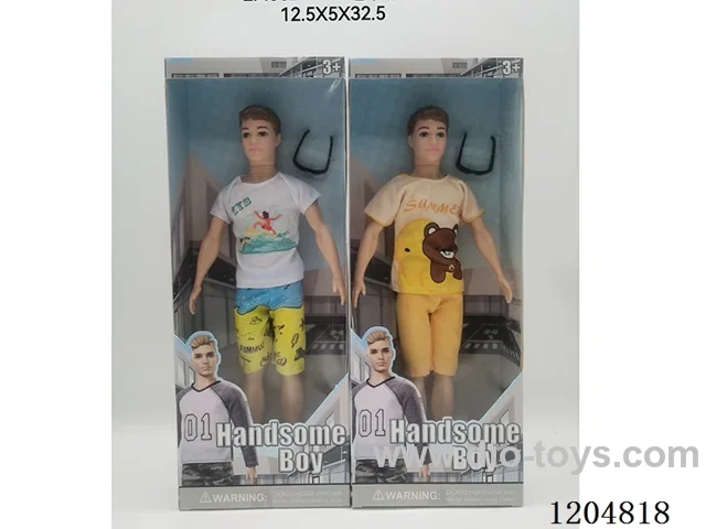 11.5inch Articulated Solid Male Barbie 2 Mixed Packs