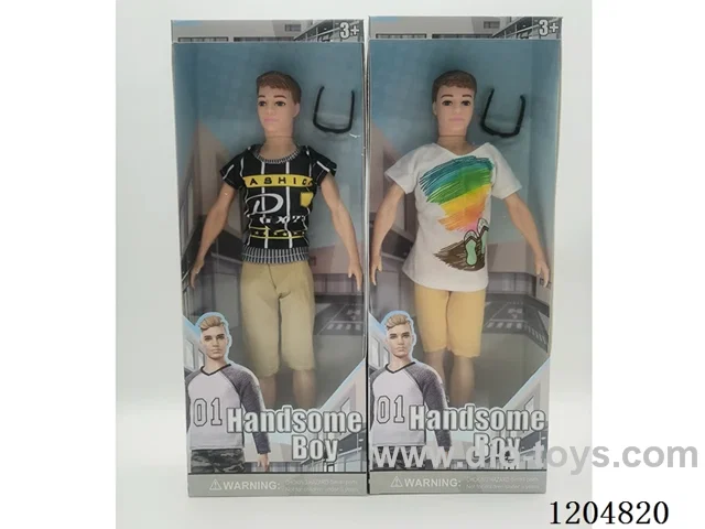 11.5inch Articulated Solid Male Barbie 2 Mixed Packs