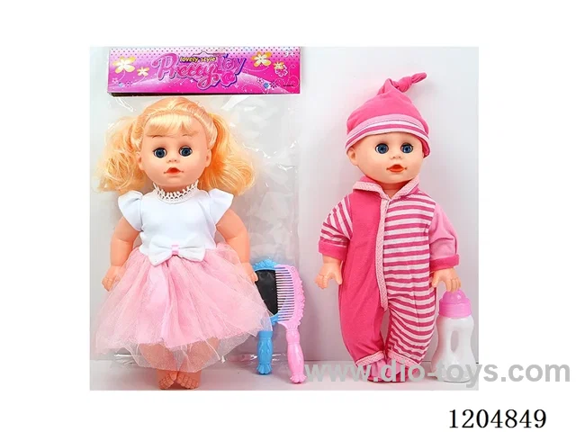 14 inch 30 cm 5 joints empty body live eye doll + bottle / mirror comb + IC (AG13 * 2) a variety of mixed