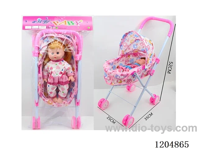 14 inch doll 30CM empty body living eyes doll four voice IC (AG13 * 2) + iron cart many mixed models