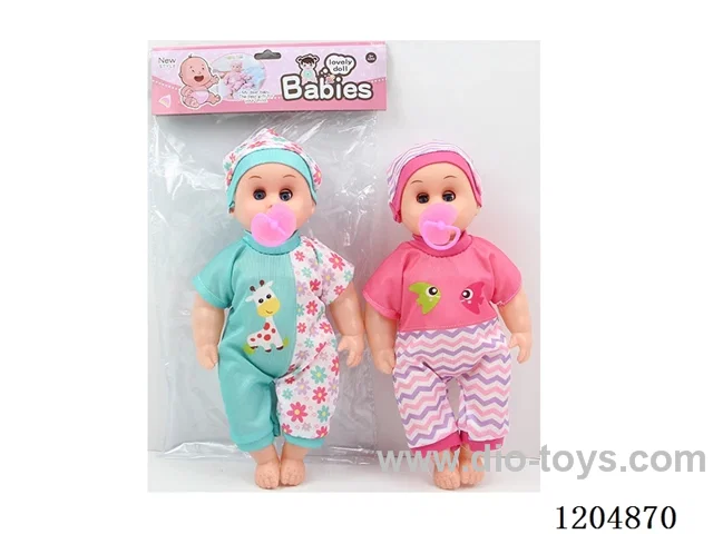 12 inch 26CM Hollow body live eye doll with long crying IC(AG13*2)+pacifier Multi-mixed