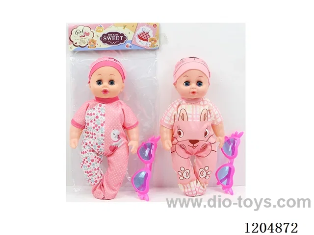 12 inch 26CM Empty body live eye doll with 4 voices IC(AG13*2)+sunglasses Mixed bag