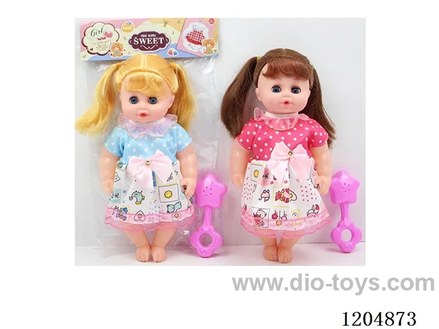 12 inch 26CM Hollow body live eye doll with 4 voices IC (AG13*2) + rattles Mixed varieties