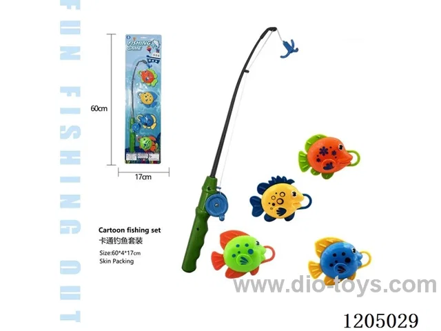 Fishing Set (4 cartoon fish)