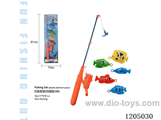 Fishing set (5 large double-sided fish)