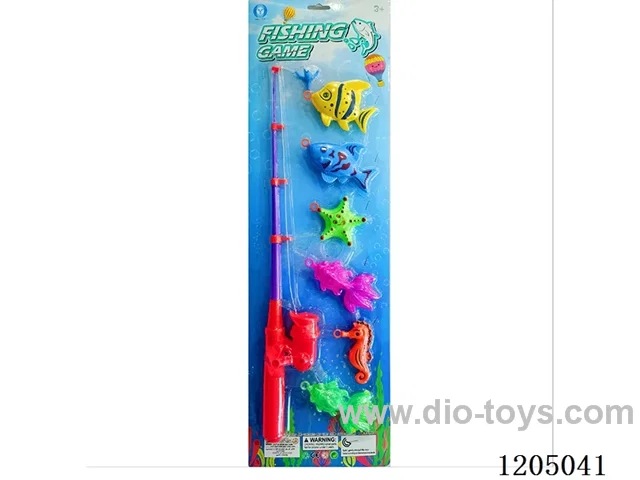 Fishing set (4 Solid fish +2 Goldfish)