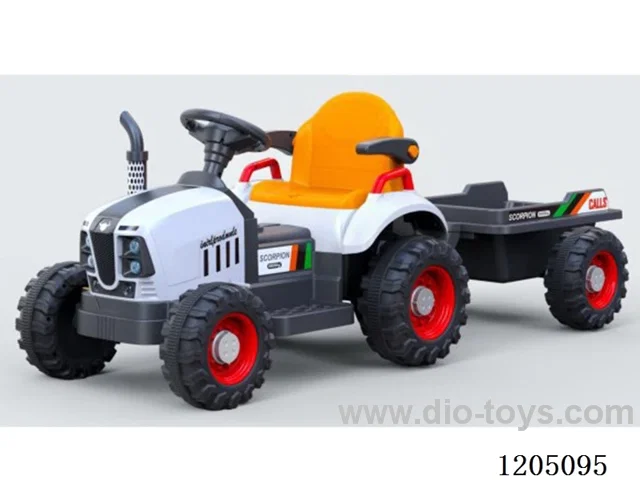 Engineering car tractor back sidecar