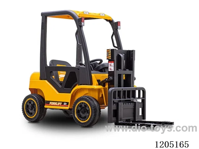 forklift/High fidelity forklift 2.4G remote control can control up and down landing, lighting, raised double doors, widened belt silent wheels, electric vehicle lifting and lowering rods, fork arms can support 10KG, shock absorbers, trunk, USB interface