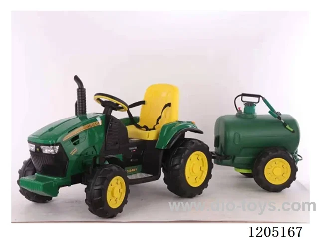 Tractor spray tank truck/Battery 6V7, dual motor (380), early education, with shock absorption