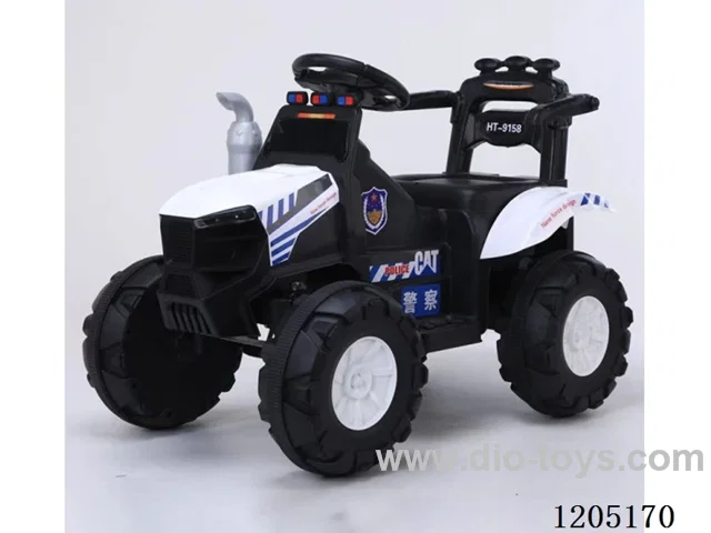 tractor/Early education function. Music stories, children's songs, battery level display. USB port, MP3 port, 6V4.5 battery, 380 motor, single drive