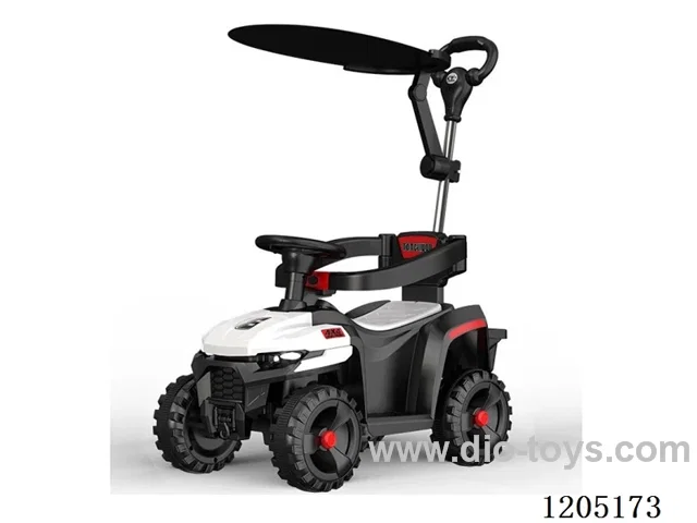 Atv (all-Terrain Vehicle)/All inclusive site design, safe and load-bearing 6.45 battery, music early education with added guardrails, push bar, internal and external turning patent CE 3C 9001 complete