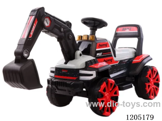 Electric excavator/Fully electric excavator, electric digging arm with soil excavation, optional bulldozer, patented product, scientific design, multifunctional steering wheel, one button start, multifunctional player, USB port, MP3 port, battery display, early education function, English story, coo