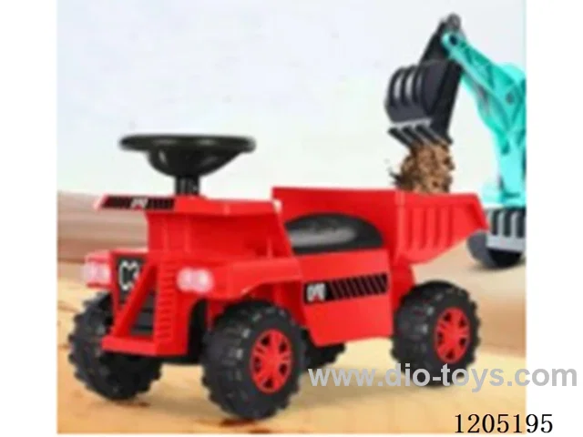Children's sliding dump car