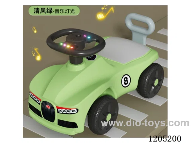 Kids' scooter/Music with lighting, tough raw material PP, suitable for babies aged 1-5
