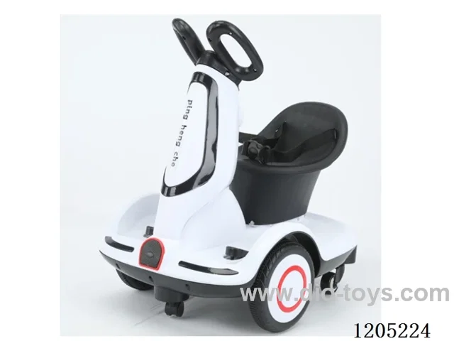 Wall-e car/Single electric dual drive, early education, 5-wheel safety design, silent wheels, foot control&remote control, 360 degree rotation