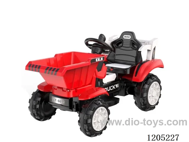 Dump truck for kids/Electric driving, electric tipping, music, lighting