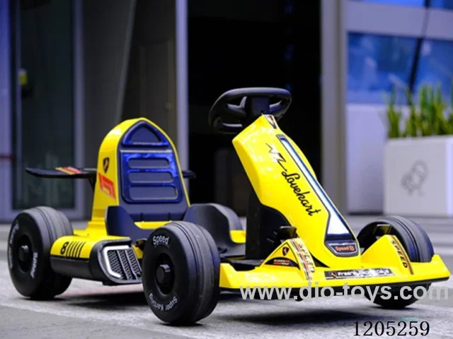 Electric kart big/Adjustable volume, Bluetooth function, USB port, MP3 port, 12v7 battery, 550 dual drive power, adjustable body size of 20cm, adjustable speed, suitable for 3-16 year old children, speed and passion collision, strong experience, independent braking, higher safety, with remote contro