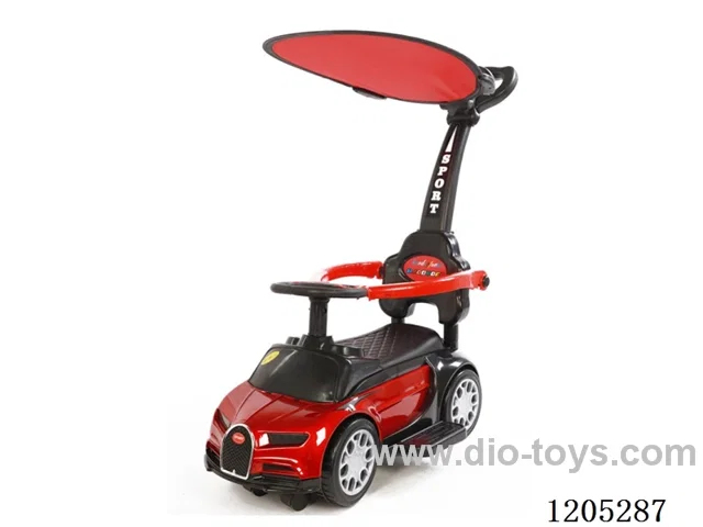 Kids' scooter/Sliding, light, guardrail, push handle, music, awning