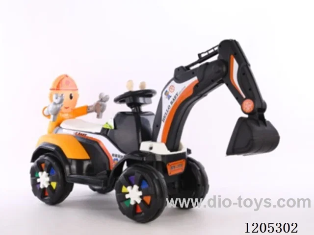 Children's electric excavator/Electric arm picking, lighting, music, early education, volume adjustment