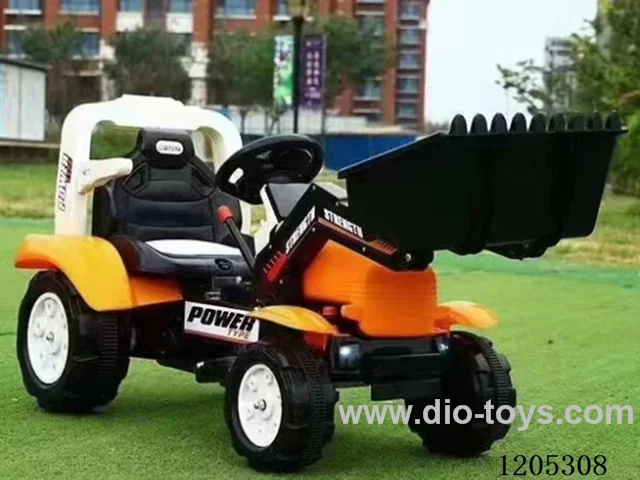 bulldozer/Electric drive, single drive, music, light, early education with player, can swing up and down, left and right, remote control