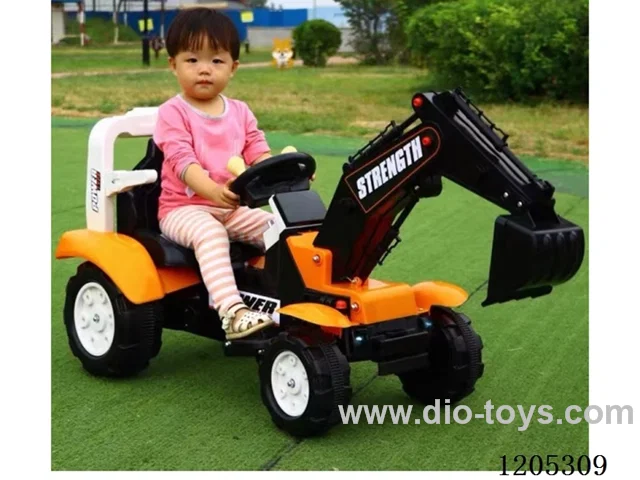 excavator/Electric drive, single wheel drive, music, lighting、Early education with player