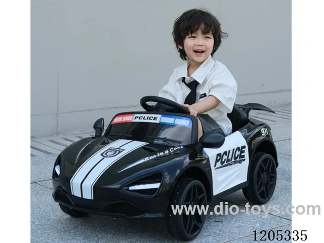 Children's electric car/Double door, single drive, 1 6V4.5AH battery, 1 380 drive motor, volume adjustment, colorful lights, button start, large rear spoiler, early education function, front and rear swing