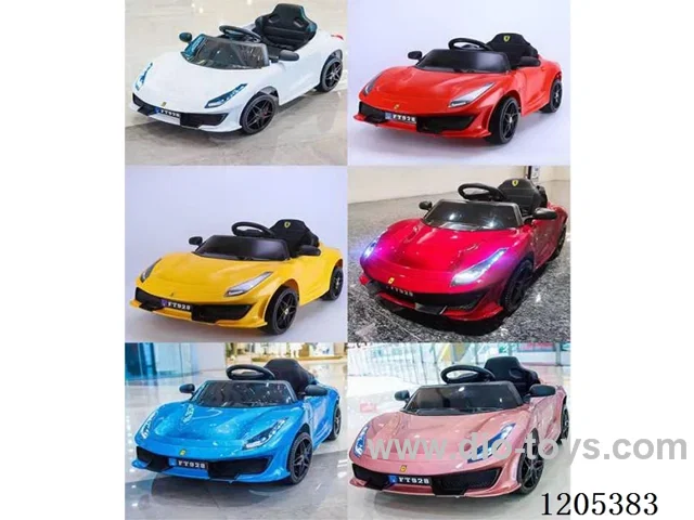 Children's electric car/6V4a * 2 battery, motor 380x2 battery, front and rear parallel swing, early education, (USB, MP3 children's song story English), LED lights, 2.4G Bluetooth remote control, key start, double door, mobile phone control