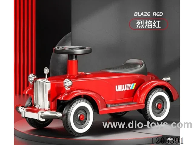 Children's electric car/6V4.5 battery, 380 motor drive, fully enclosed car bottom, double-layer integrated wheels, front face plated parts, four simulated headlights, dazzling lighting, dynamic early education music