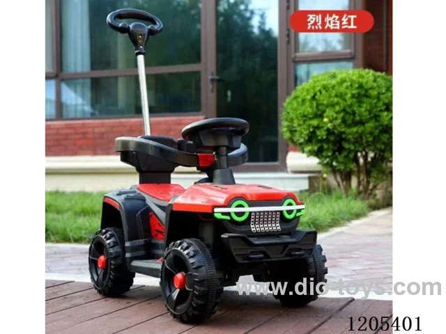 Children's electric car/All inclusive site design, safe and load-bearing 6.45 battery, music early education with added guardrails, push bar, internal and external turning patent CE 3C 9001 complete